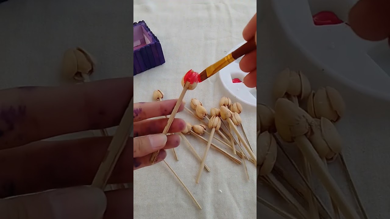 DIY Pistashells tulip 🌷 