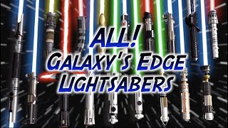 ALL 27 Star Wars Galaxy's Edge Lightsabers Review!