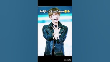Thumbnail of did jin do jisoo's flower🤨🤯{no hate}#youtubeshorts #bts #jisoo#jin