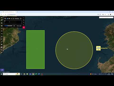 Add text label on kmzmap.com