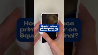 How To Replace Printing Paper In Square Terminal?