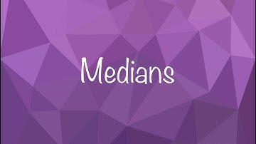 Special Segments in Triangles (3) Medians