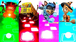 Choo Choo Charles 🆚 Bus Eater 🆚 Paw Patrol Chase 🆚 Skye 🎶 Who is Best?