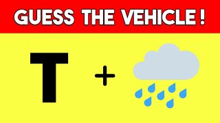 Can You Guess The Vehicle From The Emojis? | Fun Emoji Game