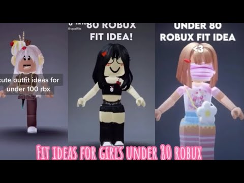 Under 100 robux emo,goth outfit ideas! /Girls and boys outfit ideas/ 