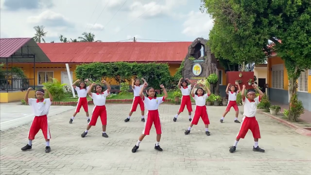 Lomba Senam Anak Indonesia Hebat 2025_SDS Katolik Delitua_Sumatera Utara