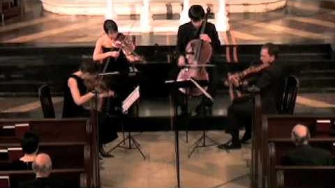 Attacca Quartet Plays Haydn Op. 20 no. 1 - First Movement