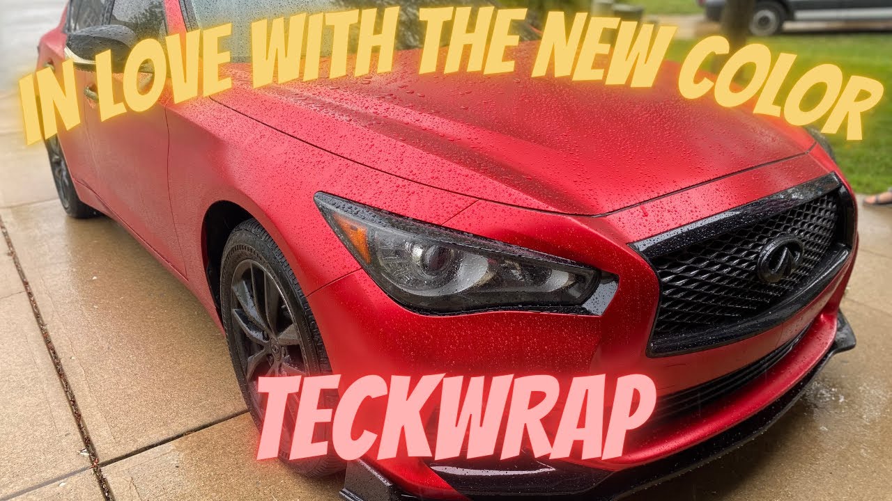 meget fint Wedge sneen TECKWRAP SATIN RED CHROME! This color is absolutely gorgeous! - YouTube