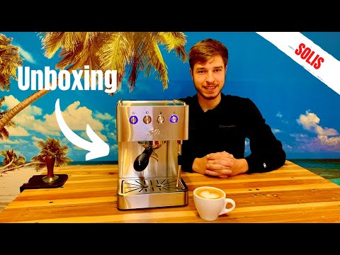 Solis Barista Gran Gusto Espressomaschine  -  Alle Funktionen (Unboxing)
