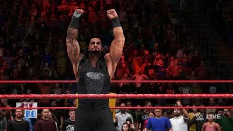 Roman Reigns Vs Lauren Gertz WWE 2K20