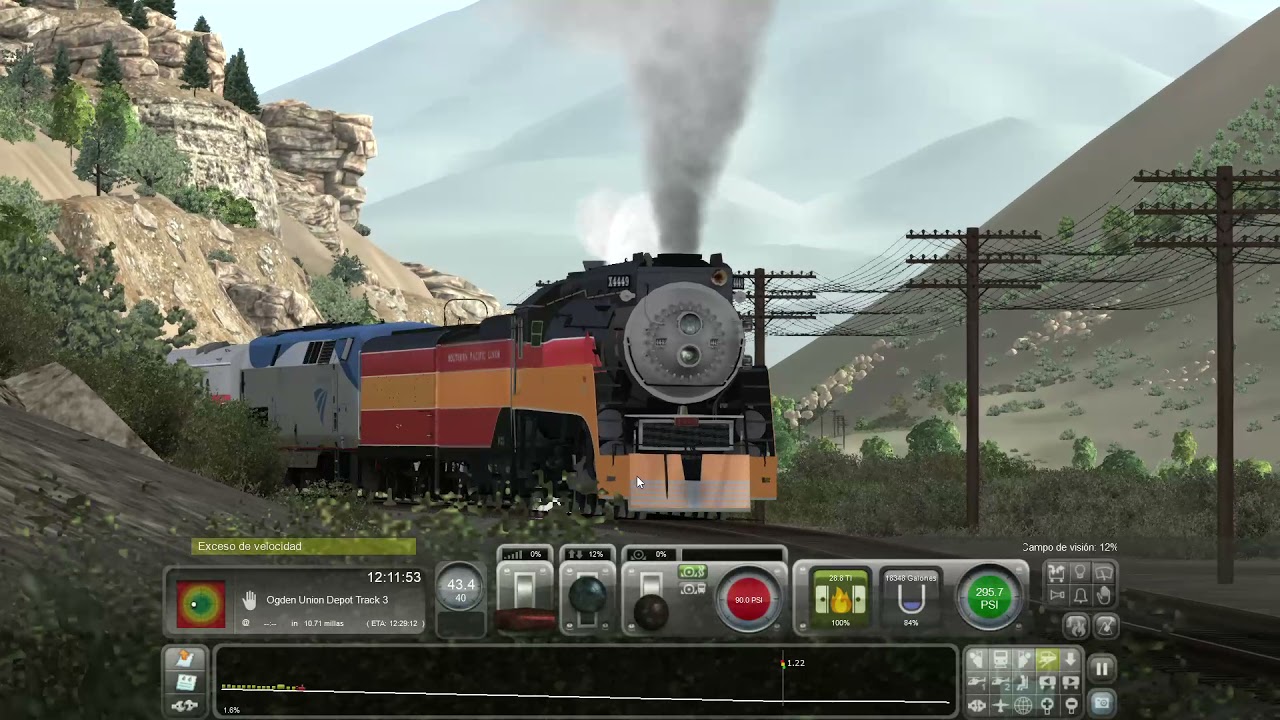 Southern Pacific GS-4 4449 Daylight Run – Train Simulator 2022