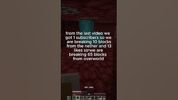 Every subscribers this video get i will destroy 10 blocks from the nether day 5 #shorts #minecraft