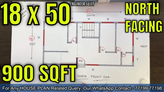 18 X 50 Makan Ka Design 18x50 Ghar Ka Design 18x50 North Facing House Plan 18x50 Home Design Youtube 18 X 50 Makan Ka Design 18x50 Ghar Ka Design 18x50 North Facing House Plan 18x50 Home Design Youtube