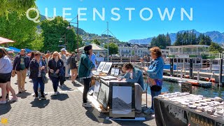 Queenstown Saturday Walk | Queenstown Market Town Centre | New Zealand Walking Tour Nov 2023 4K