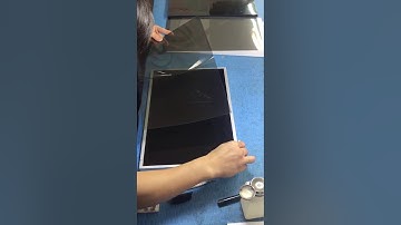 How to install the polairzer film;15.6inch laptop polarizer sheet-RINA TECH
