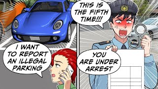 Someone Parked In My Parking Lot At The Apartment I Lived In...