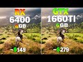 RX 6400 vs GTX 1660 Tİ - Test in 8 Games
