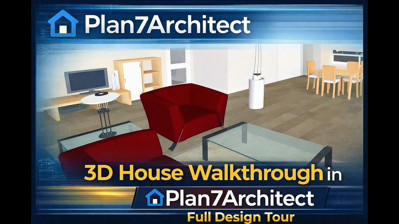 3D House Walkthrough in Plan7Architect | Full Design Tour - YouTube