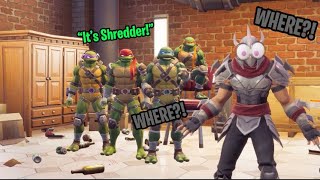 Recreating TMNT Scenes In Fortnite: “It’s Shredder!” “WHERE?!” Part 2