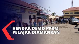 Hendak Demo PPKM, Puluhan Pelajar Diamankan