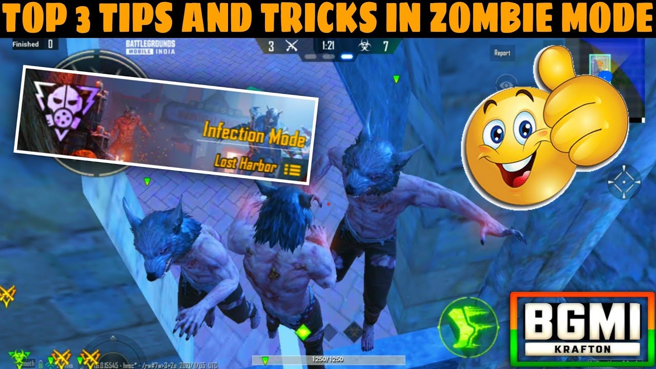 ZOMBIE INFECTION MODE Top 3 New Tips And Tricks || New Infection Mode In Bgmi and Pubg mobile
