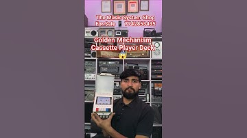 ATS Golden Mechanism Cassette Player Deck Old Music System #ats #golden #mechanism #cassette #deck