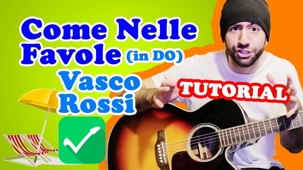 Vasco Rossi, Come nelle favole, spartito testo e accordi ...