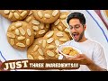 I Made EPIC Eggless Peanut Butter Cookies with JUST Three Ingredients | Easy, Quick, Cookies at Home