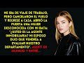 Cancelaron mi vuelo y volví a casa… Una desconocida abrió la puerta con mi bata puesta. ????