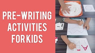 Prewriting Activities for kids ||