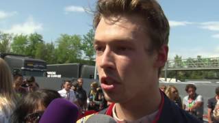 2016 Spain Post Race Channel 4: Daniil Kvyat