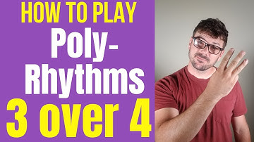 Drum Lessons-Polyrhythms- 3 over 4 Polyrhythm