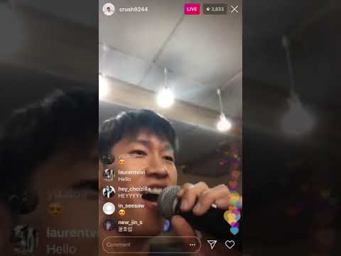 crush (크러쉬) instagram LIVE - “나빠 (NAPPA)” w/ band wonderlust