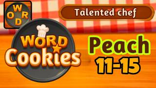 WORD COOKIES PEACH level 11 12 13 14 15 screenshot 3
