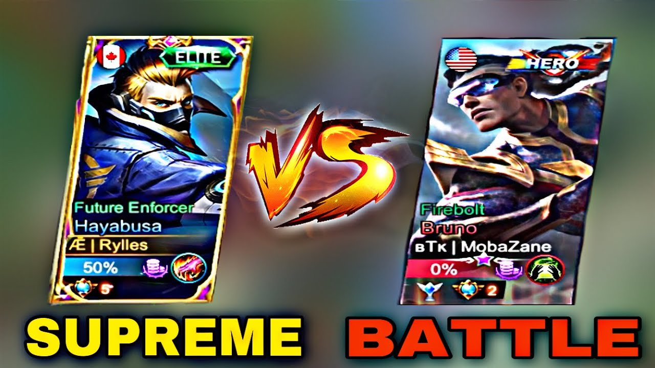 MobaZane VS AE RYLLES TOP #1 GLOBAL HAYABUSA MEETS #1 GLOBAL BRUNO