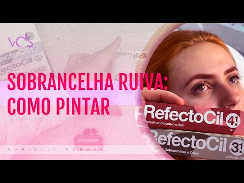 SOBRANCELHA RUIVA: COMO PINTAR! ?????????