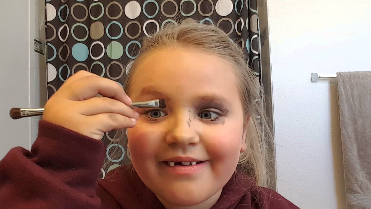 Funny Little Girl Makeup Tutorial YouTube