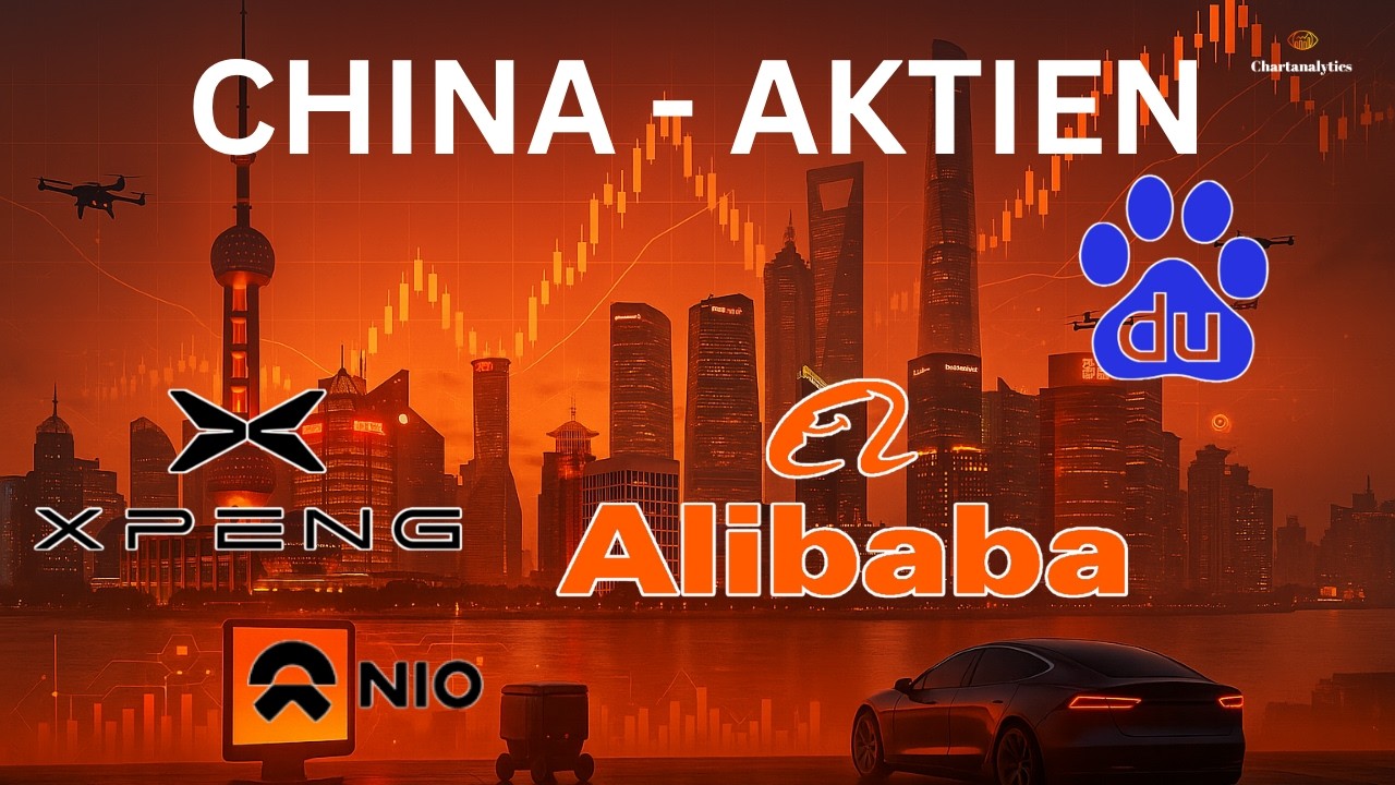 China Tech Aktien mit Alibaba, Xpeng, NIO und Baidu | Elliott Wellen Analyse