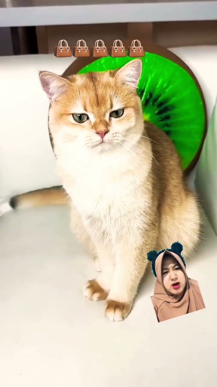 KUCING KITTY MINTA TAS SEPERTI KAKAK ⁉️ #shorts #funny #dubbing