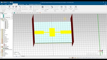 L C ladder type stepped impedance low pass filter design and simulations results in cst