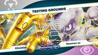 Gholdengo ex VS Mewtwo ex / Xatu | Testing Grounds - Paradox Rift