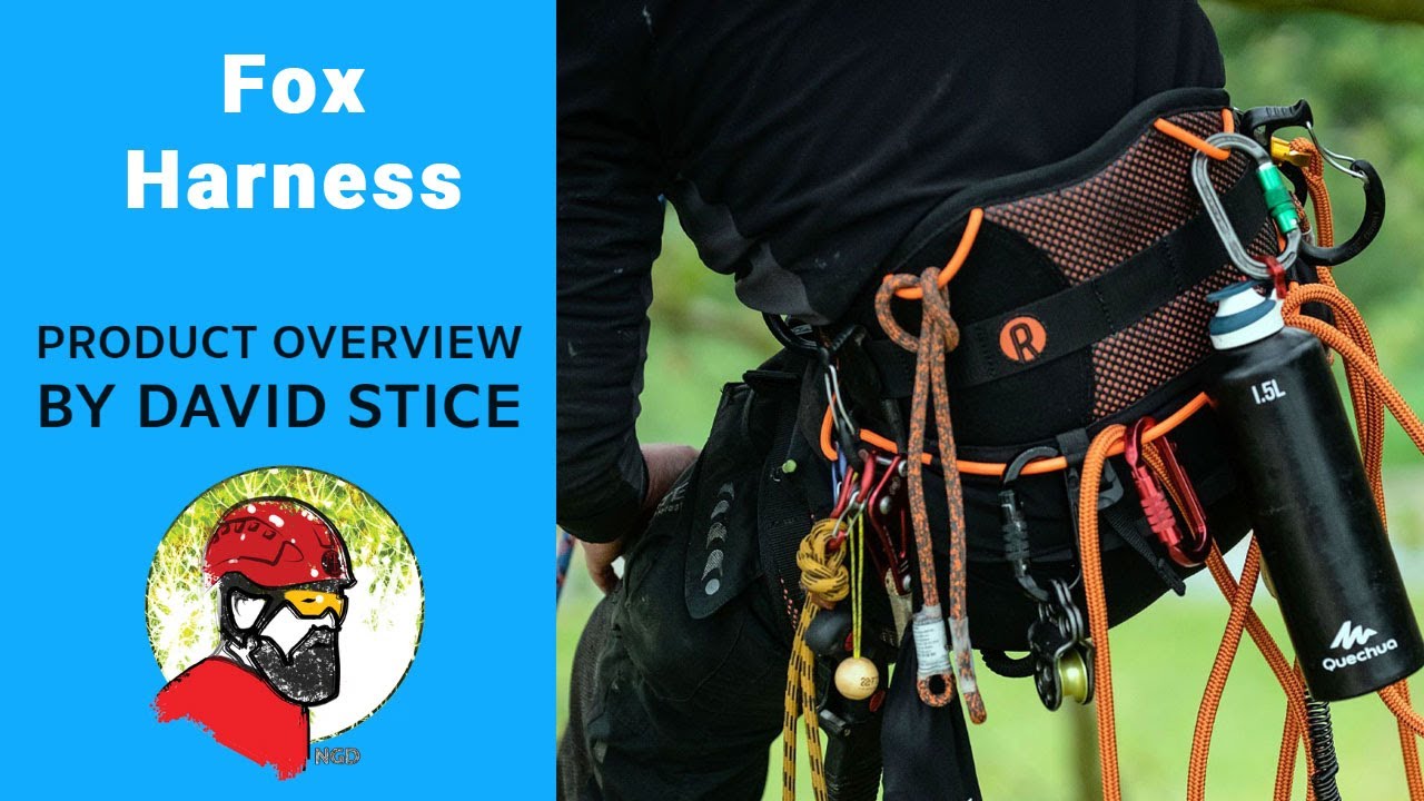 Fox Harness Arborist Harness by SAS R - Fabric Version