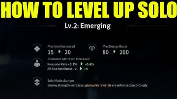 Where winds meet - reach solo mode lvl 2 emerging | how to level up in solo mode (level past 15 )