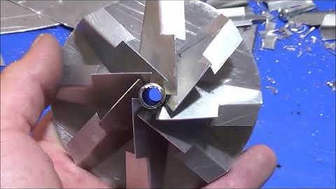 Homemade 2-stage RC Jet Engine compressor.