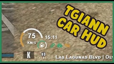 Fivem TGIANN Car Hud / Cruise Control