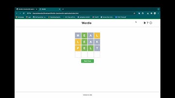 Wordle Clone Project Demo Video
