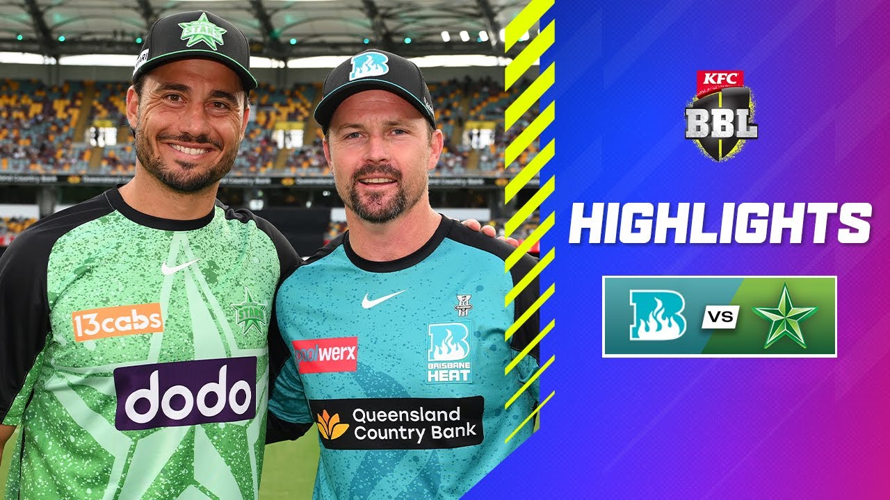 Brisbane Heat v Melbourne Stars Match Highlights | 