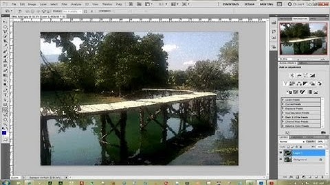 Photoshop CS5 Tutorial for Turning a Photo Into a Watercolor Painting : Photoshop Help