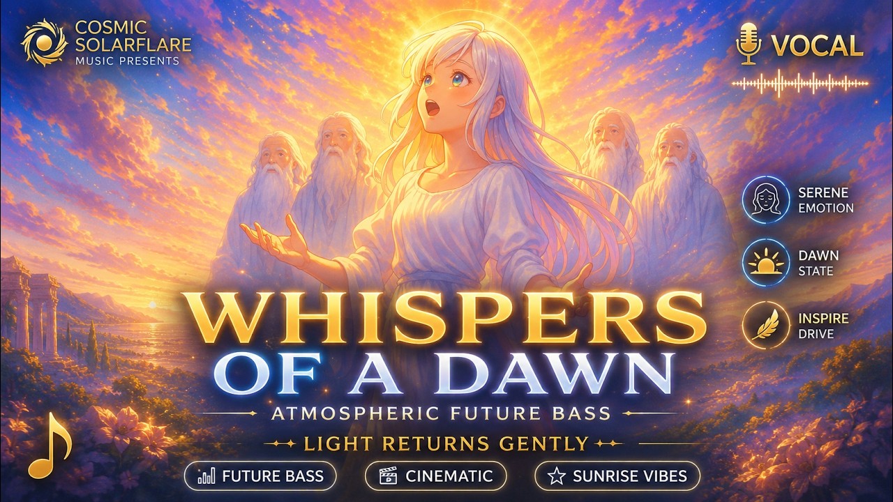 Watch Cosmic Solarflare – Whispers of a Dawn · Atmospheric Future Bass🎙️ on YouTube Watch Cosmic Solarflare – Whispers of a Dawn · Atmospheric Future Bass🎙️ on YouTube