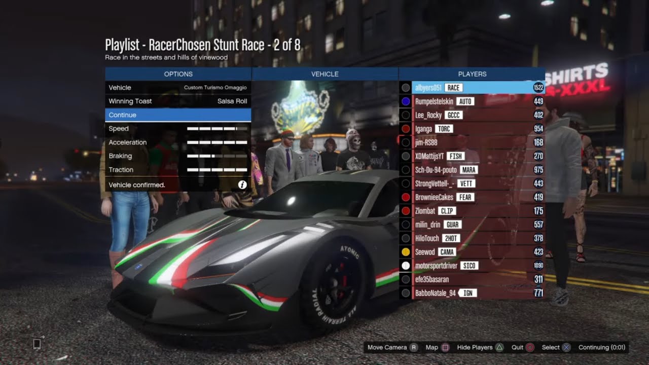 GTAOnline Tuesday Night Racing